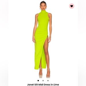 Superdown Janet slit midi dress